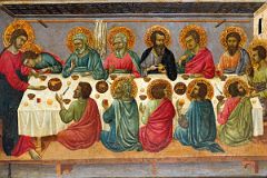 17 The Last Supper - Ugolino da Siena 1325-30 - Robert Lehman Collection New York Metropolitan Museum Of Art